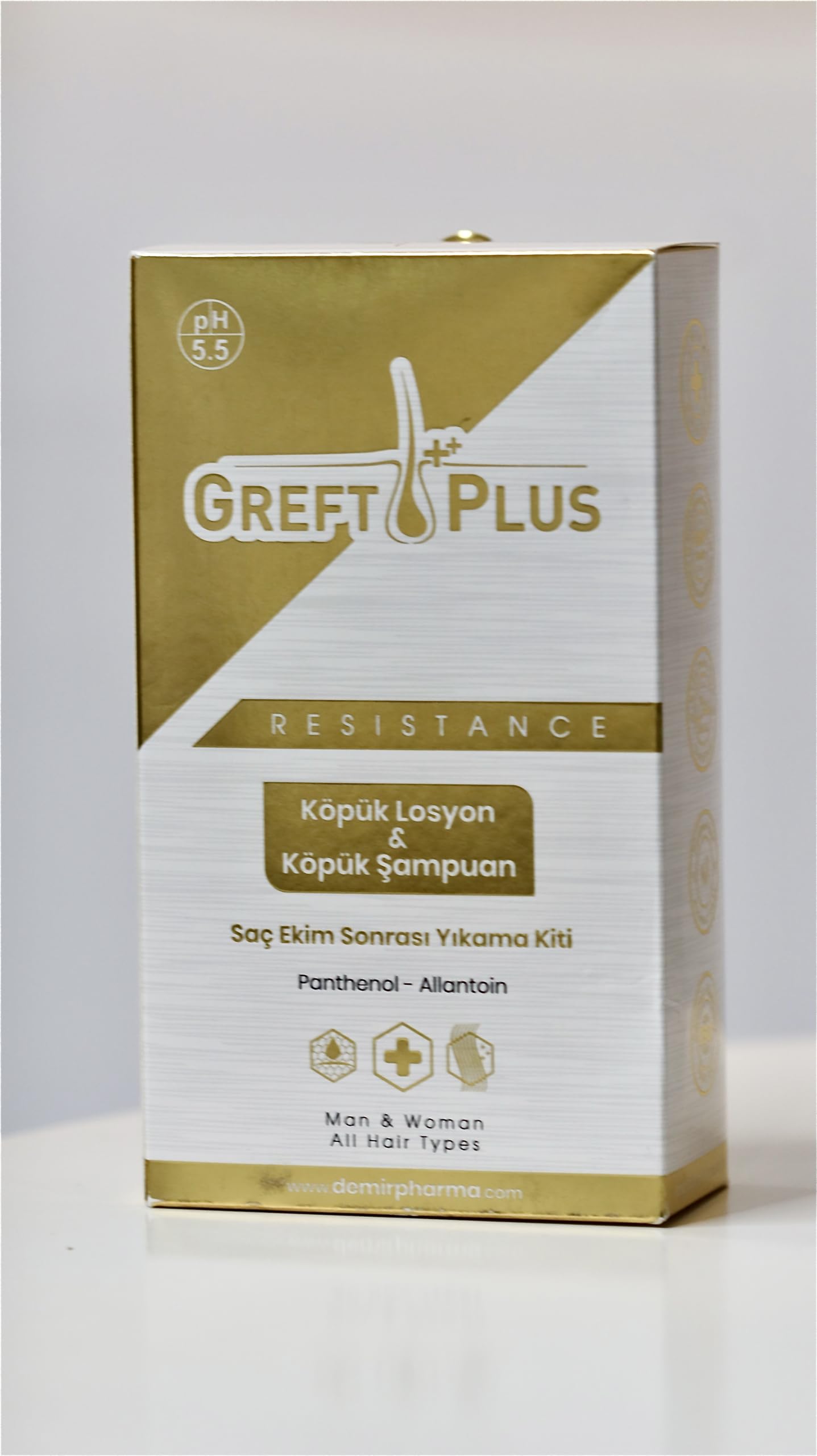 Greft Plus Foam Lotion & Foam Shampoo for Anti-hair loss,and Hair Growth and Thining for Men and Women, No color, 350 ml (Pack of 1) - Image 2
