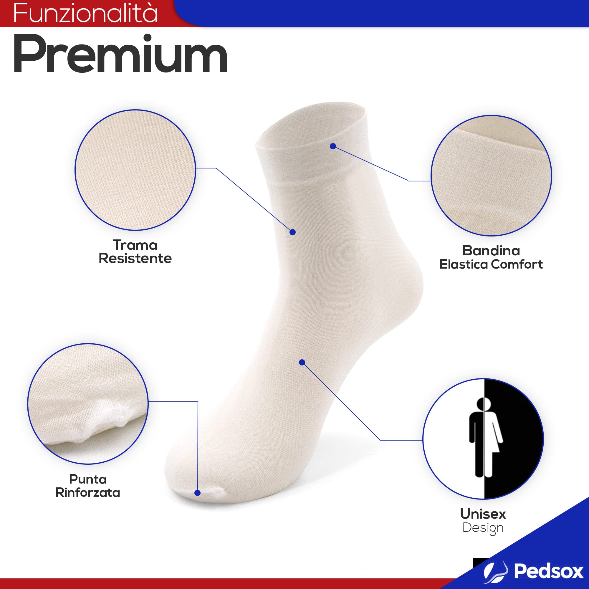 100 Paaren Einweg-Hygienesocken für Sport und Arbeit, aus Nylon, Unisex, Einheitsgröße, Weiß