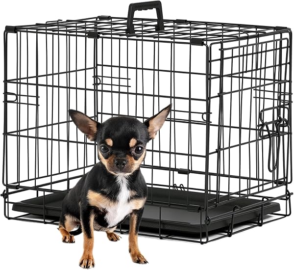 BestPet 24,30,36,42,48 Inch Dog Crates for Large Dogs Folding Mental Wire Crates Dog Kennels Outdoor and Indoor Pet Dog