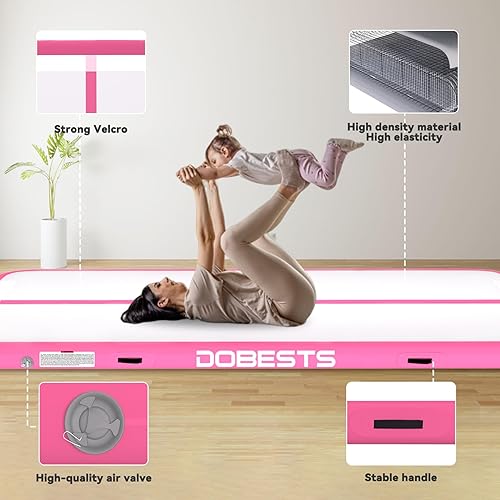 Miniatura 3 de Air Tumbling Track Gymnastics Mat Inflatable 10ft 13ft 16ft 20ft Tumble Mats 48 Inch Thickness Air Roller Gymnastics Barrel Back Handspring