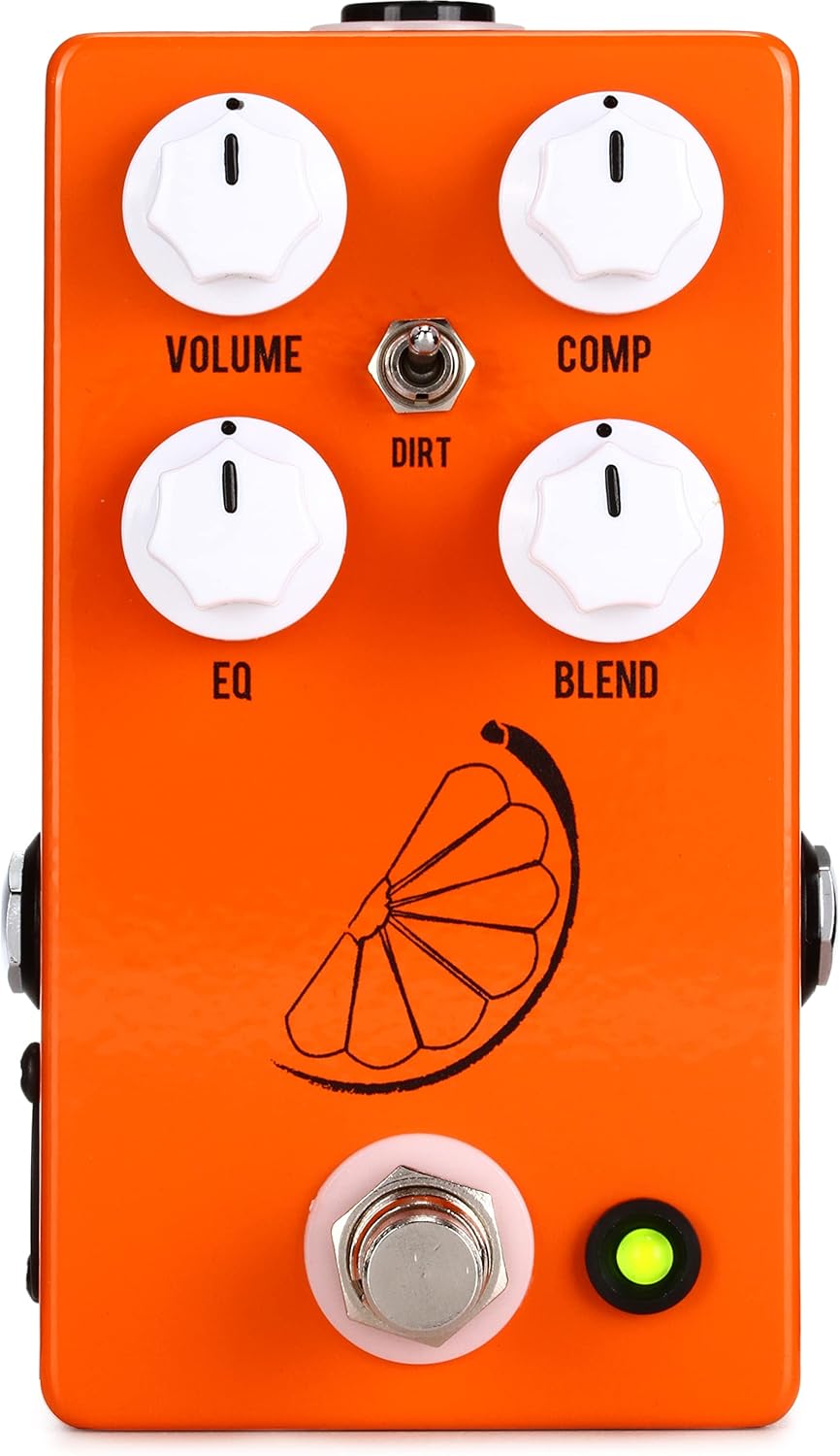 JHS Pulp 'N' Peel V4 Compressor Pedal with Patch Cables