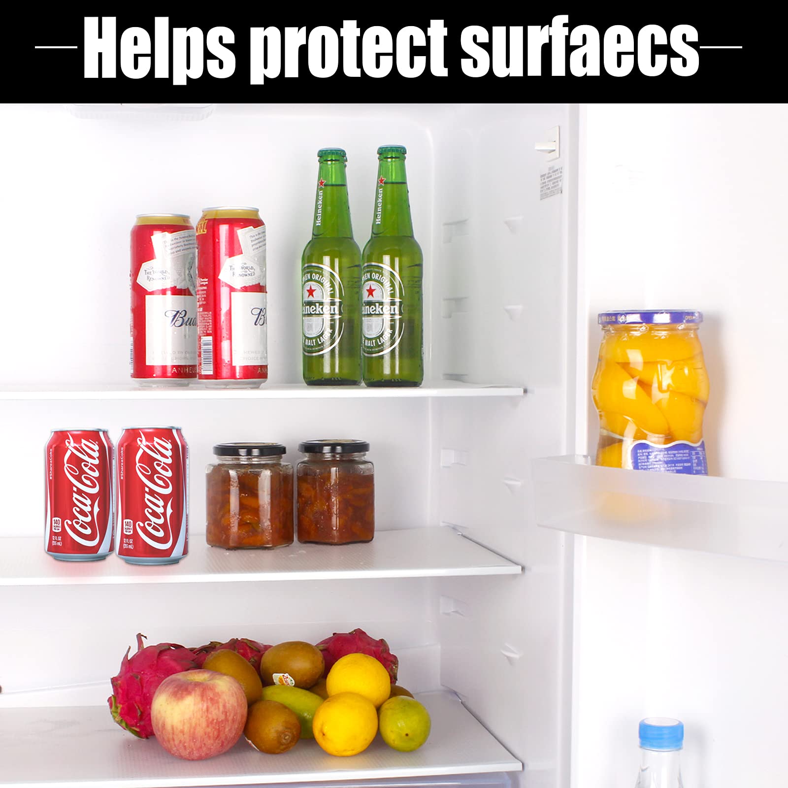 Shelf Liner, Cabinet Liner, Non Adhesive Kitchen Plastic Drawer Liner, Non Slip Shelf Liners for Kitchen Cabinets, Pantry, Shelves, Under Sink, Washable Refrigerator Liners(Clear, 20 x 240 inch)