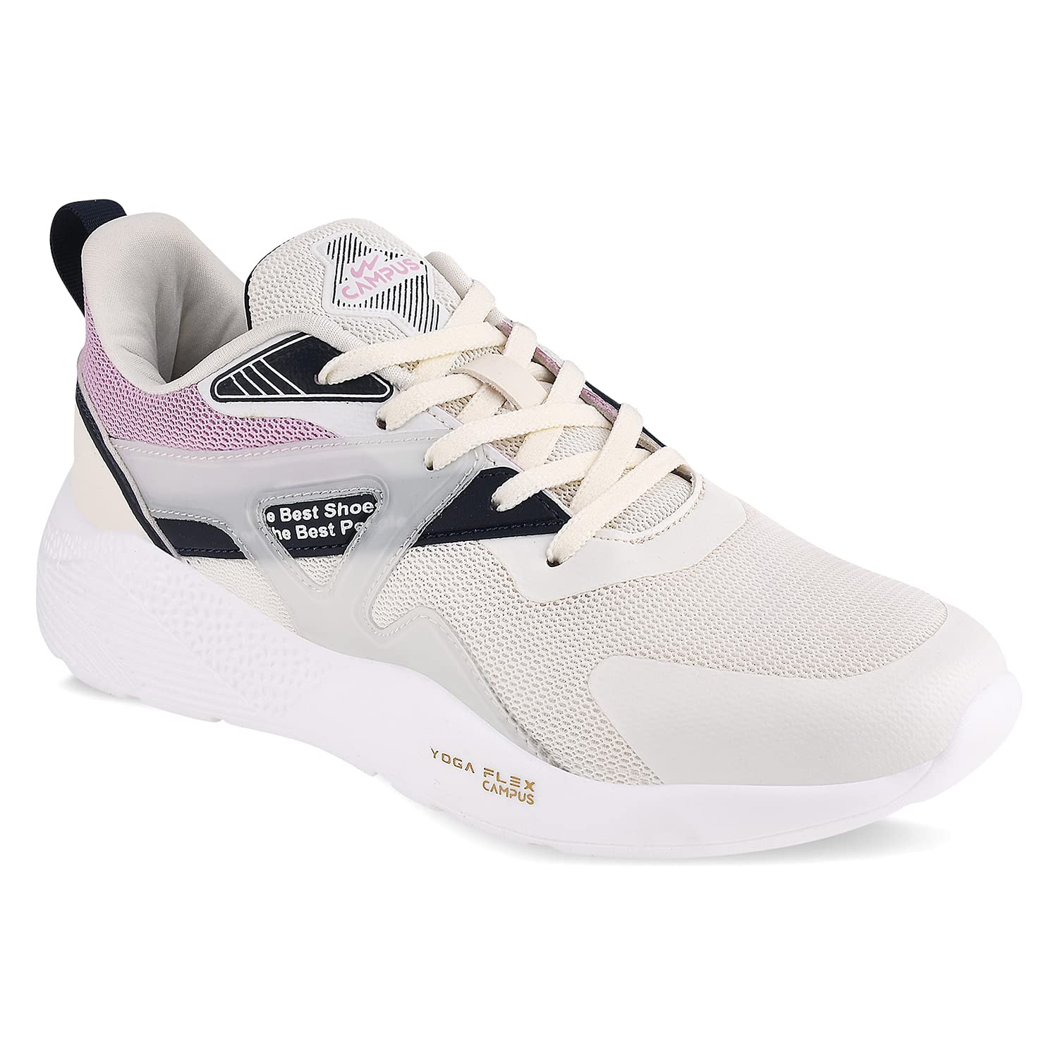 Campus Womens NEMO Off WHT/Pink Walking Shoes - 5UK/India 22L-115 (B09Y9BXDX7) Amazon Price History, Amazon Price Tracker
