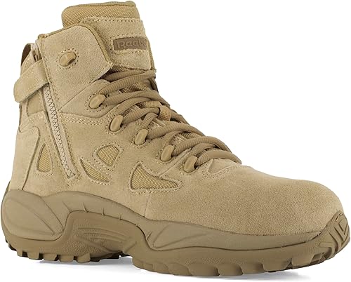 Miniatura 9 de Reebok Botas de seguridad Rb Rapid Response para hombre de 6 pulgadas con cremallera lateral militar y táctica