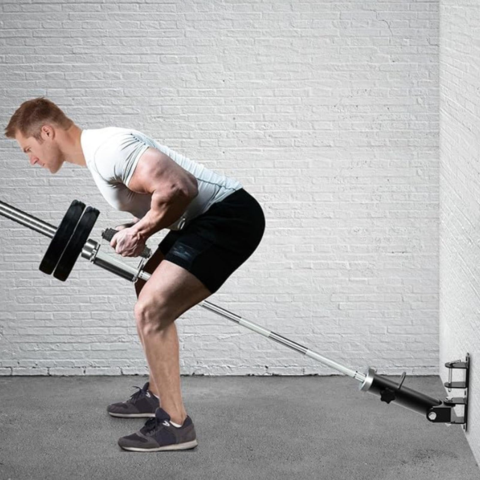 Inserti per bilanciere Squat, Squat per sollevamento pesi, Base per barre a T, supporto da parete – Manubrio a T, Stazione di allenamento della forza, Attrezzature per il fitness
