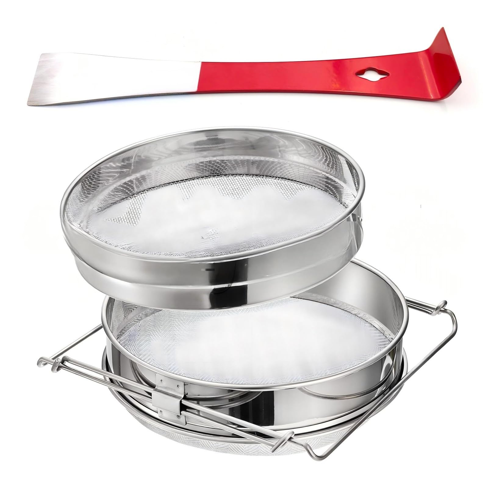 Forniture di prodotti agricoli for apicoltura con filtro for a doppio strato in acciaio inossidabile Attrezzature per apicoltura | C