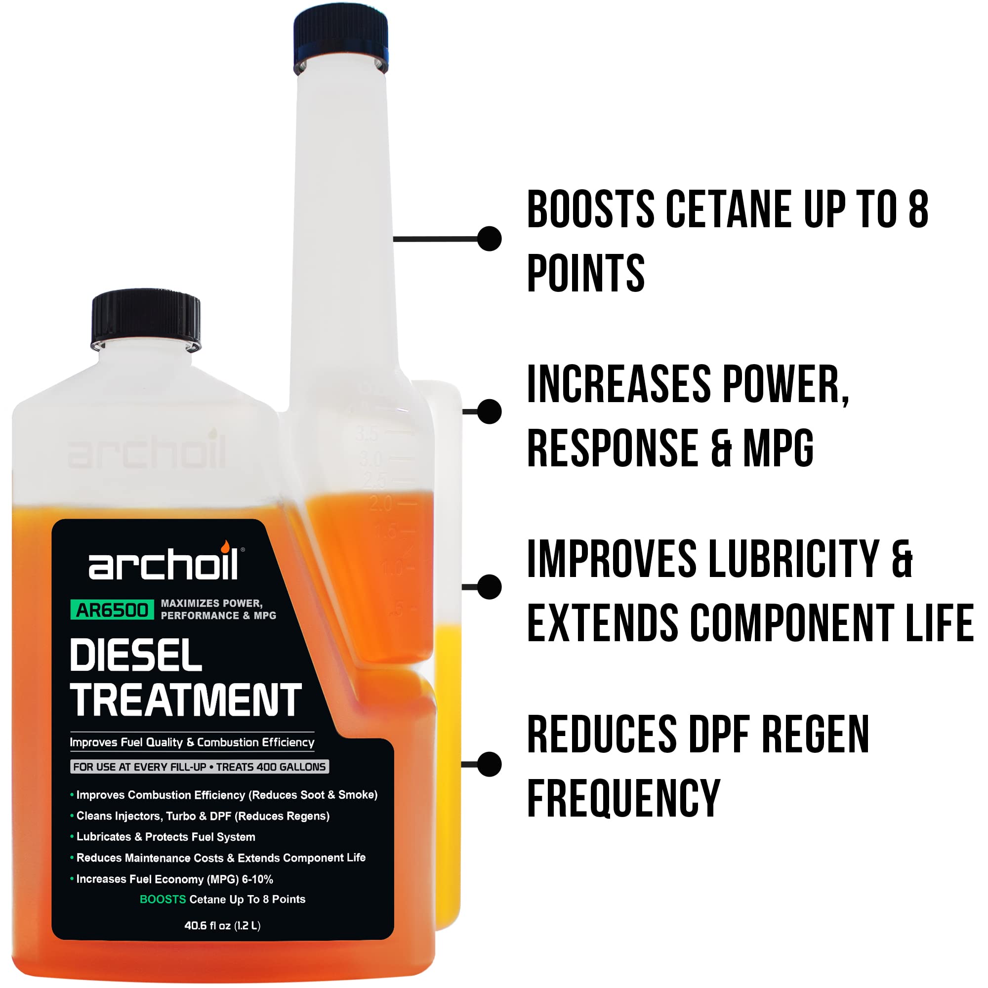 Archoil Ultimate Diesel Kit AR9100 Friction Modifier (16oz) + AR6500