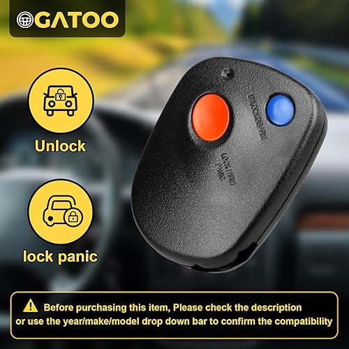 Miniatura 2 de Reemplazo de llavero remoto para Subaru Forester Outback Impreza Legacy Baja 1999 2000 2001 2002 2003 2004 2005 2006 Control remoto de entrada sin