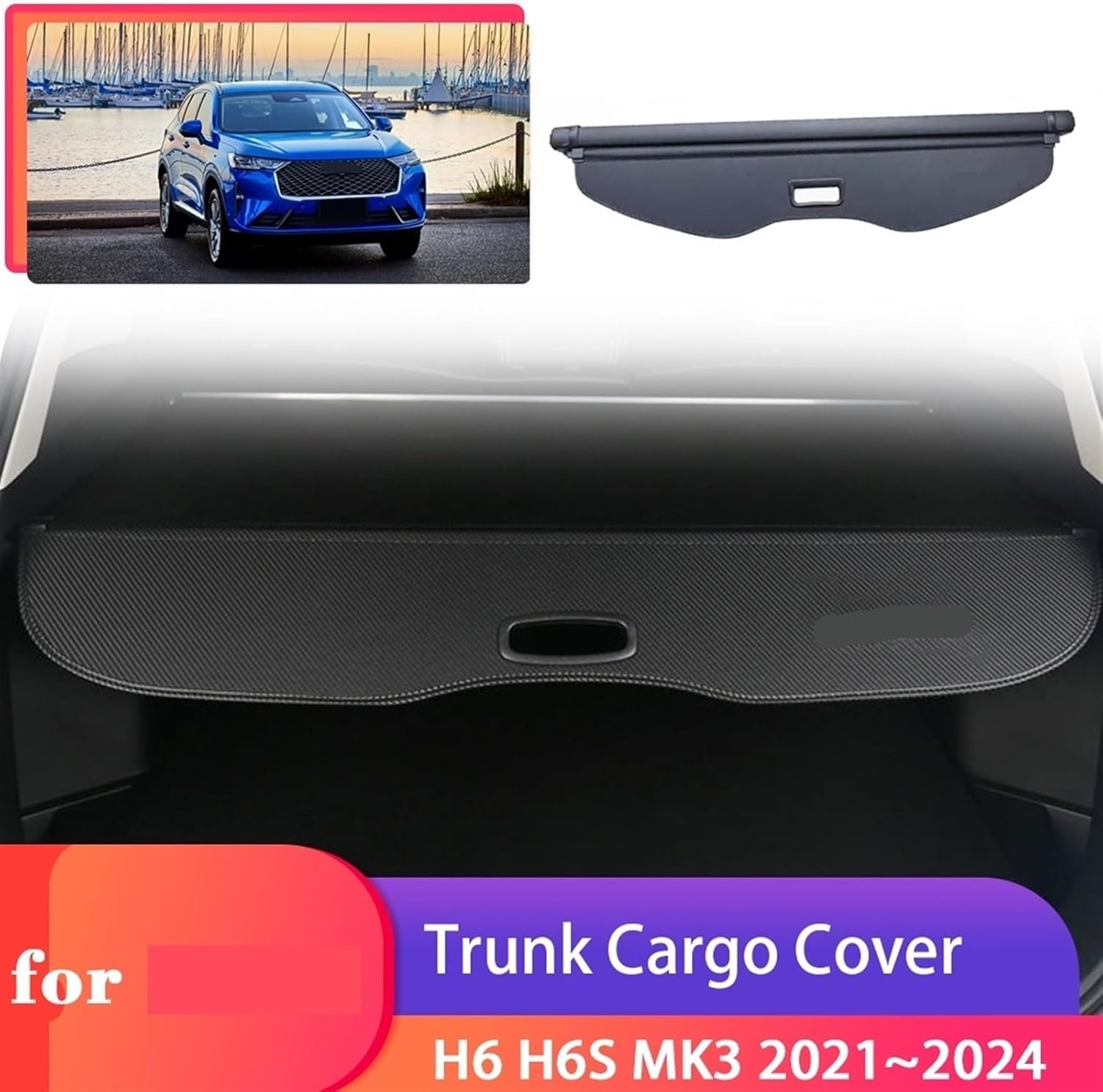 Rynplex トランクカーゴカバー、Haval用、H6 H6S MK3 2021~2024用