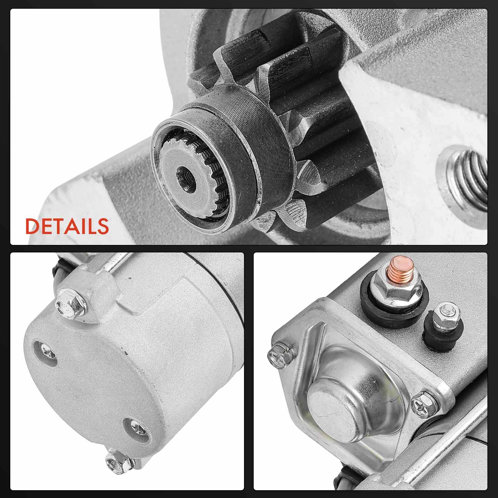 Frankberg Motor de arranque 2 kW 12 V 10 dientes 6G9N11000NB LR007373 | Compatible con: Discovery Sport L550, R.a.n.g.e R.o.v.e.r Evoque L538, Freelander 2 L359
