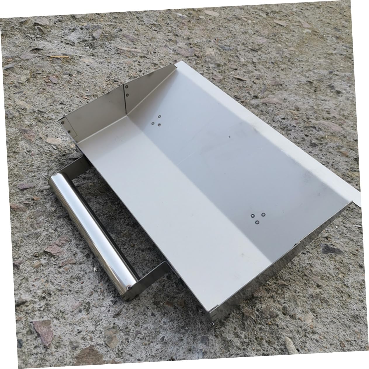 VILLCASE Llana de Hormigón para Acabado de Paredes Herramienta para Mampostería Llana Multiusos para Bordes de Hormigón para Trabajos de Albañilería y Acabado de Superficies Interiores