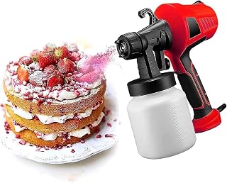 Electric Airbrush Cake Decorating Kit, 500W Chocolate Spray Gun with 3 Patterns for Mousse, Fondant and Cake Decoration, Ideal for Professional and Home Use