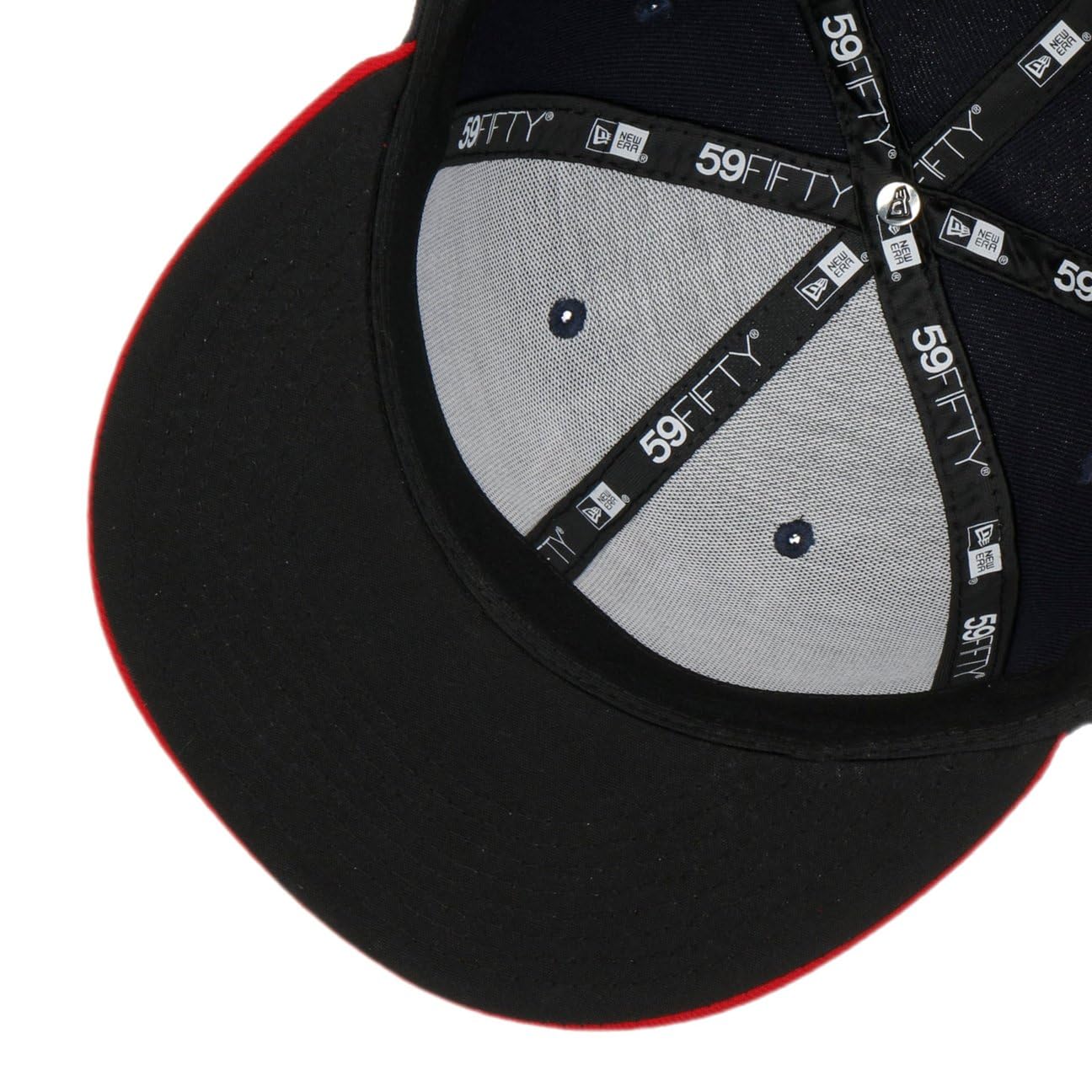 New Era 59Fifty MLB Ac Perf Emea Guardians Cap Basecap Baseballcap Fitted Flat Brim Cleveland Herren - Hinten geschlossen, mit Schirm Frühling-Sommer