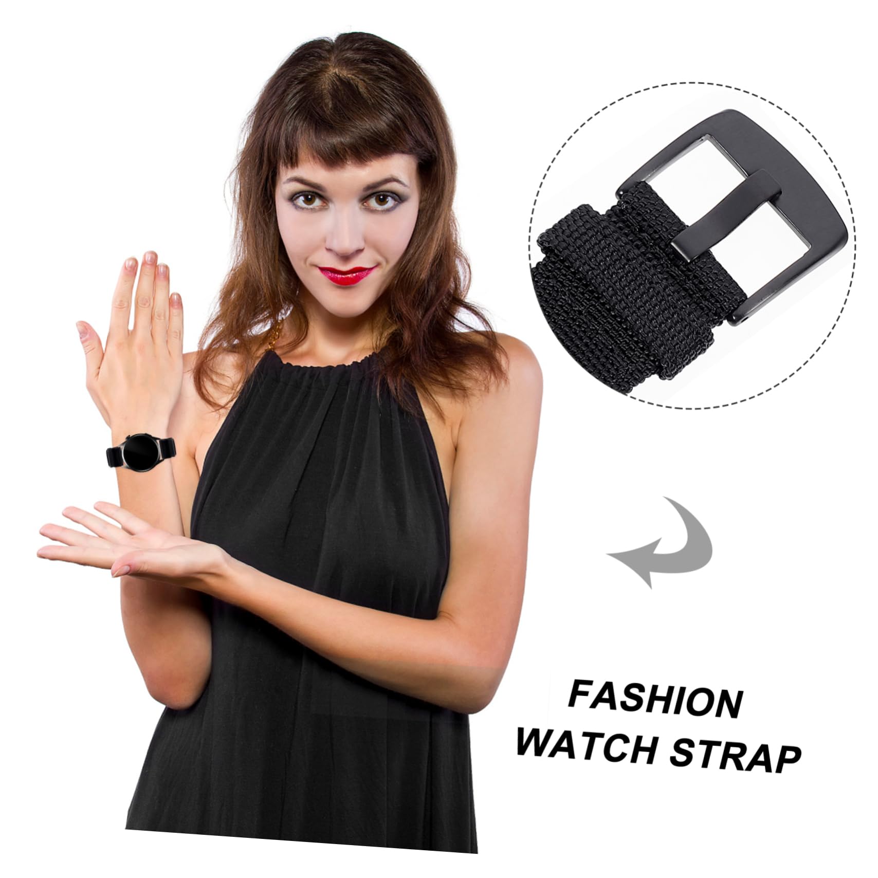 Holibanna 1pc Canvas Watch Band Wrist Strap for and Honor Comfortable and Replacement for Daily Use