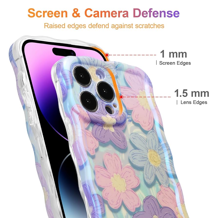 ❃ローズ❃ Amazon.com: EYZUTAK Case for iPhone 16 Pro, Colorful Retro