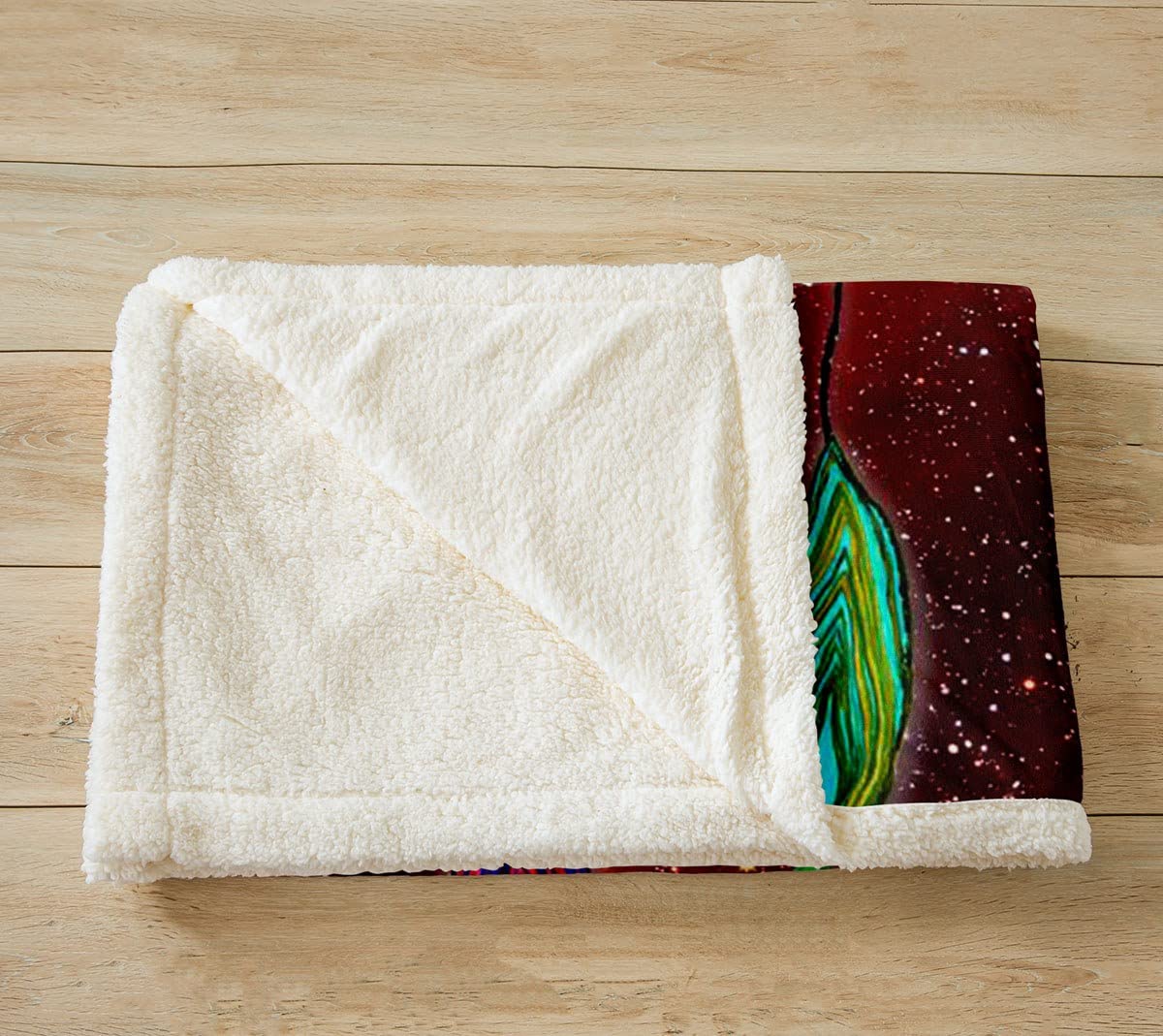 Manta de forro polar para cama, sofá, bohemio, estilo exótico, manta de felpa, atrapasueños, manta bohemia, atrapasueños, manta cálida y difusa, color rojo, Galaxy King, 87 x 94 pulgadas