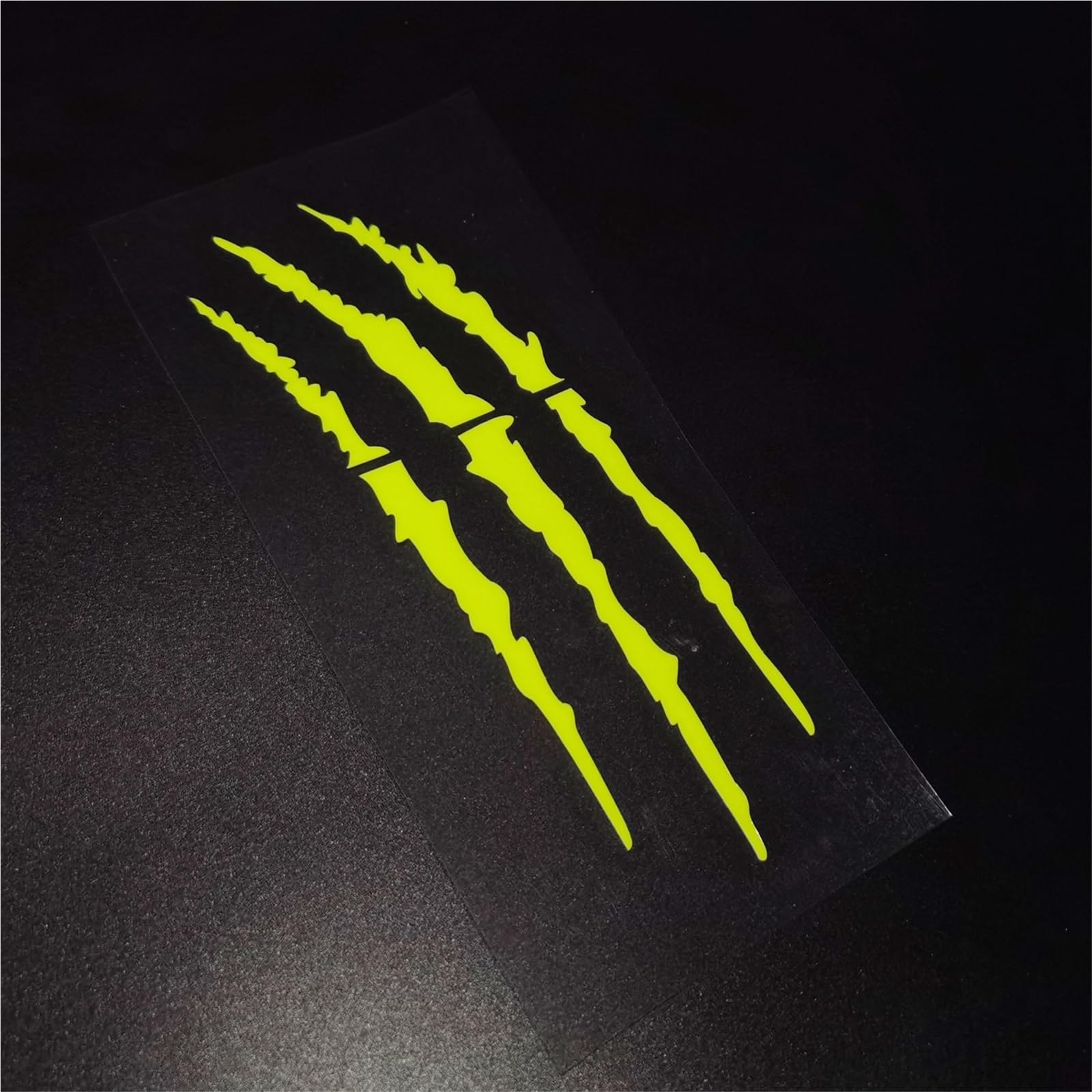 HAfgDJ Motorcycle Helmet Stickers Paw Print Waterproof Reflective Decal