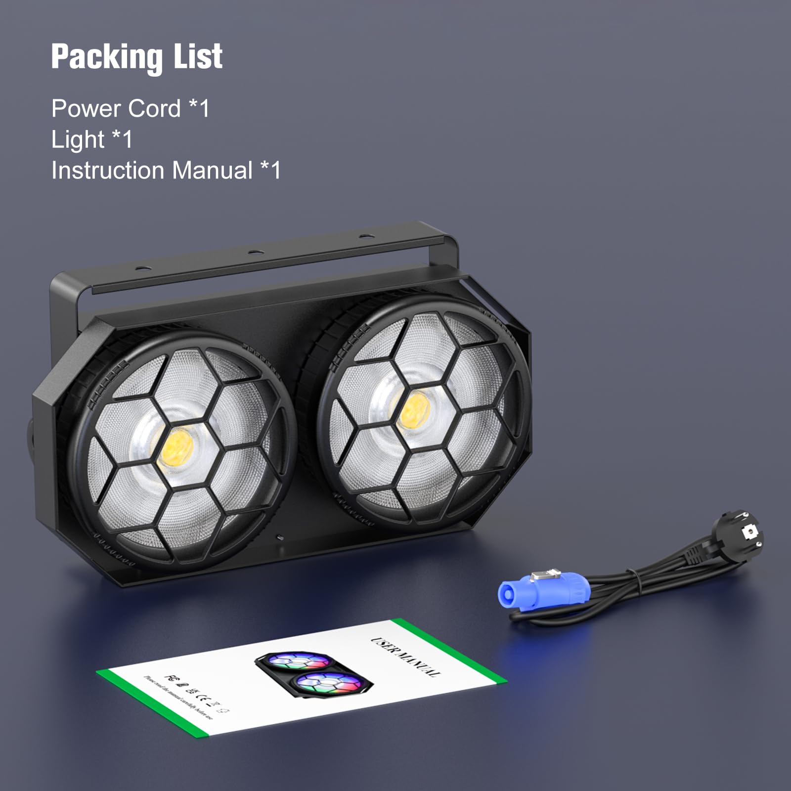 200W Par LED COB+RGB Luces Escenario,Blanco Frío/Cálido Foco Escenario,Control DMX512/Auto/Sonido/Estroboscópico,Foco Par Teatro para DJ Bar Boda Iglesia Conciertos Discoteca Navidad,1 PCS