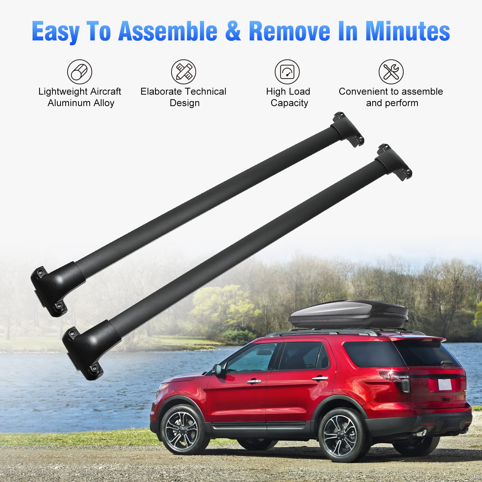 Honda Pilot 2025 Accessories 4Pcs Roof Rack For 2009-2015 Honda