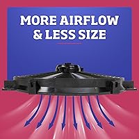 Vista 7 de Ventilador circular Flex-a-lite 116 negro de 16" (reversible)