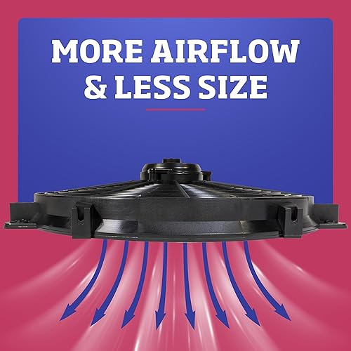 Miniatura 7 de Ventilador circular Flex-a-lite 116 negro de 16" (reversible)