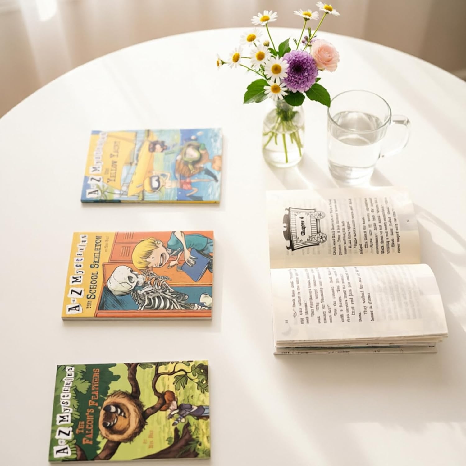 A Library of A to Z Mysteries Book Set Paperback Series Box Complete, Early Childhood Education Materials Reading Books