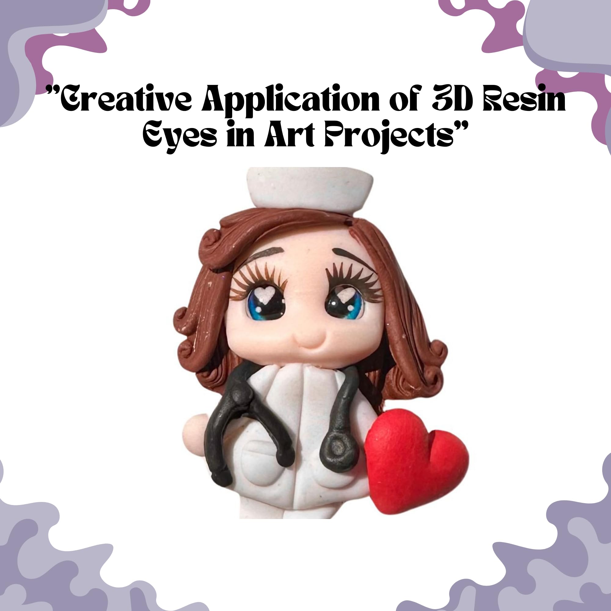 S21-M: Resin Googly & Wiggle Eyes (96 Pcs/48 Pairs, 5mm-22mm, Various Sizes) – Blue, Green, Coffe, Grey – Self-Adhesive for DIY Crafts, Clay, Felt, Cold Porcelain, Polymer Clay, Amigurumi & Projects