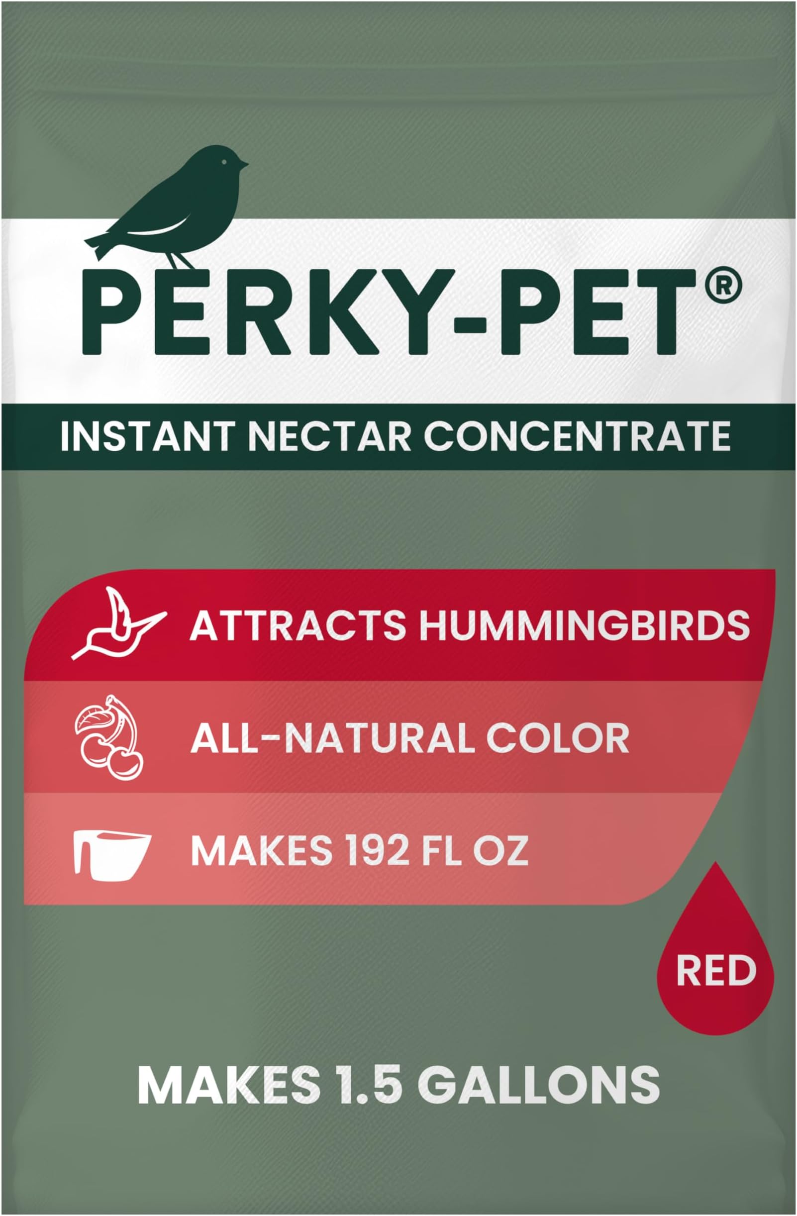 Perky Pet 244-3 Red 3 Pack 244SFB Original Instant Hummingbird Nectar Concentrate