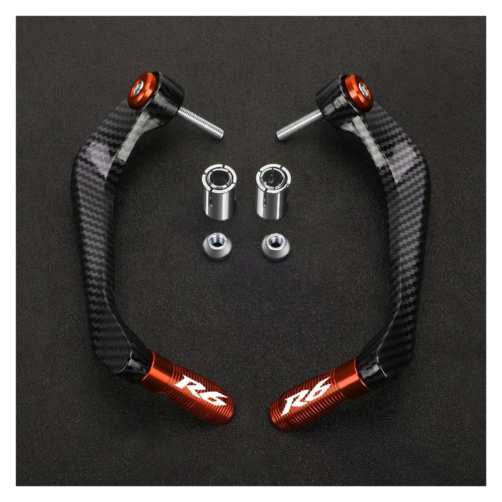 Yuhow Orange Motorcycle Joystick Guards For Yzfr6 Yzf-R6 Yzf R6(Orange)
