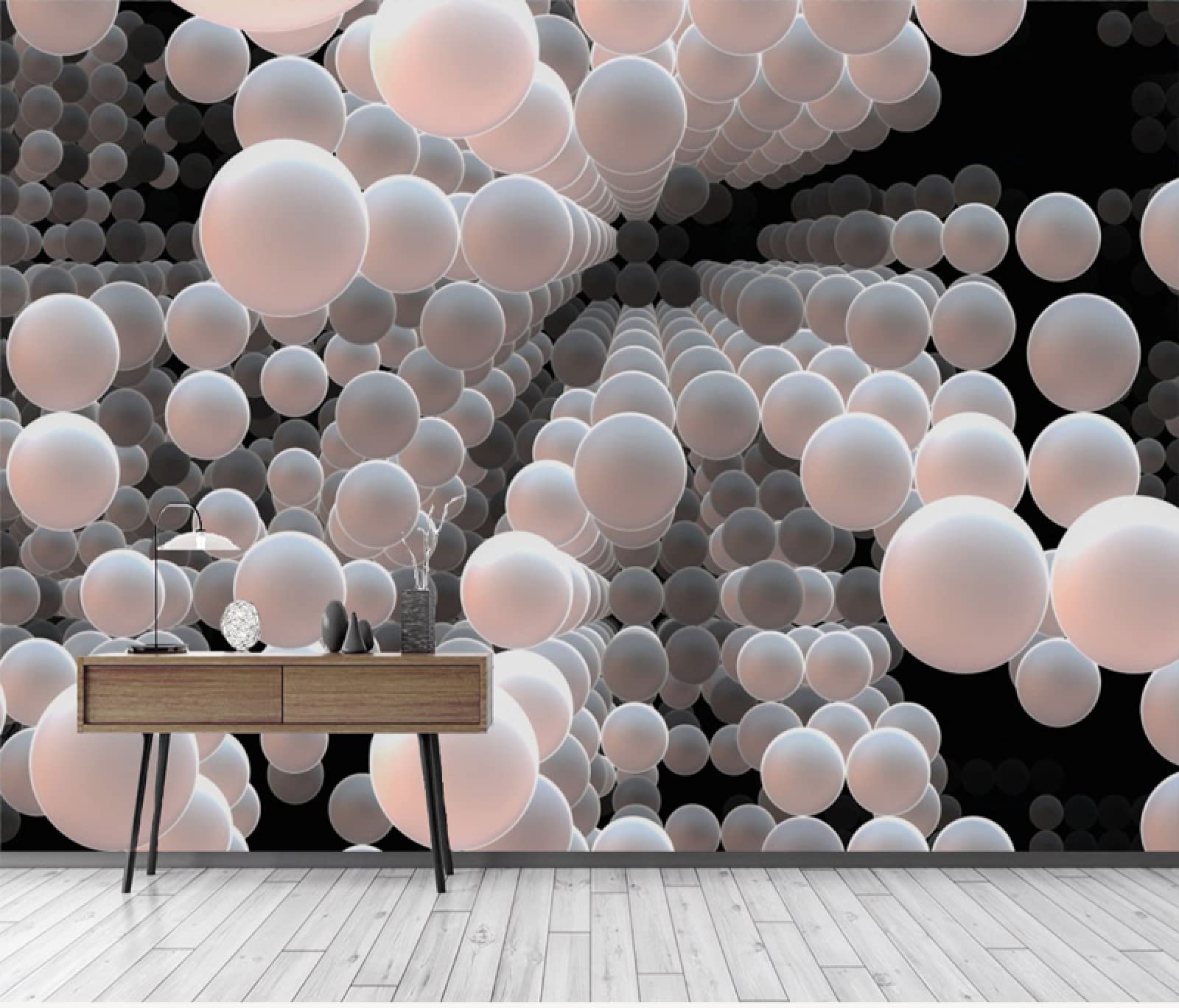 Papier peint géométrique 3D pour chambre adulte et salon moderne