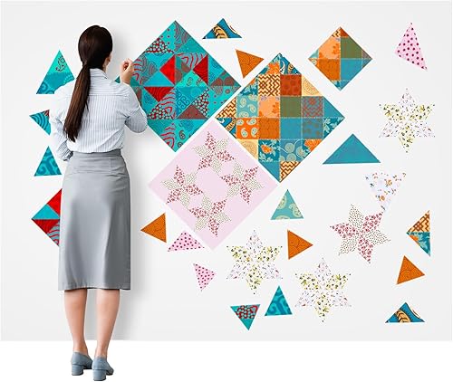 Miniatura 7 de Buryeah 1 pieza de diseño de edredón de pared de 72 x 60 pulgadas, diseño de pared para colcha, pared, acolchado, portátil, tela de costura,
