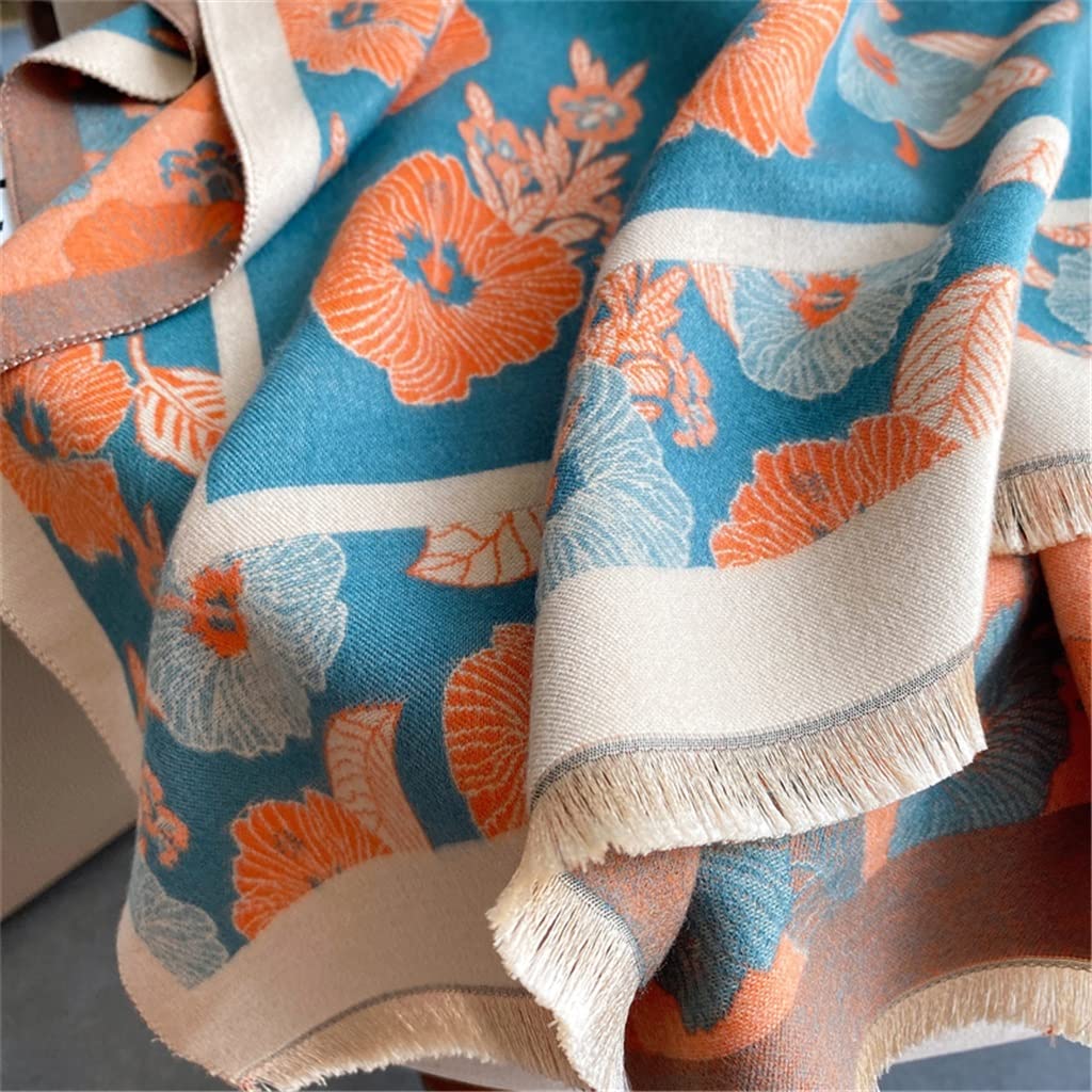Sciarpa Invernale in Cashmere Coperta Spessa Calda da Donna Scialli e Sciarpe Stampati da Donna