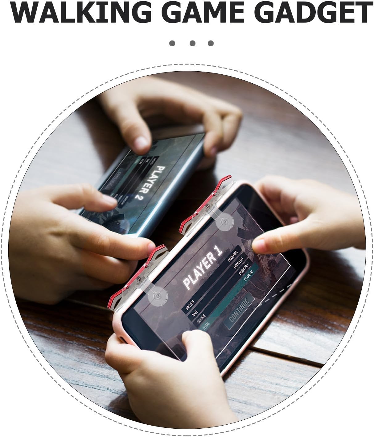 Mobile Game Controller Trigger for Phone with Precise Control and Comfortable Abs Grip, Enhanced Gameplay Accessory for Mobile Gamers Compatible with Shooting Games