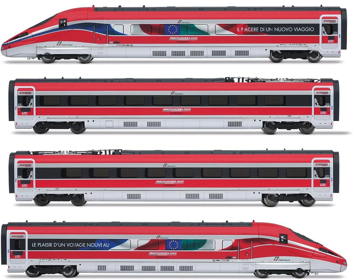 Arnold HN2621S Frecciarossa 1000 base set, 4 elements, service in France, ep. VI with DCC sound decoder for adults and collectors