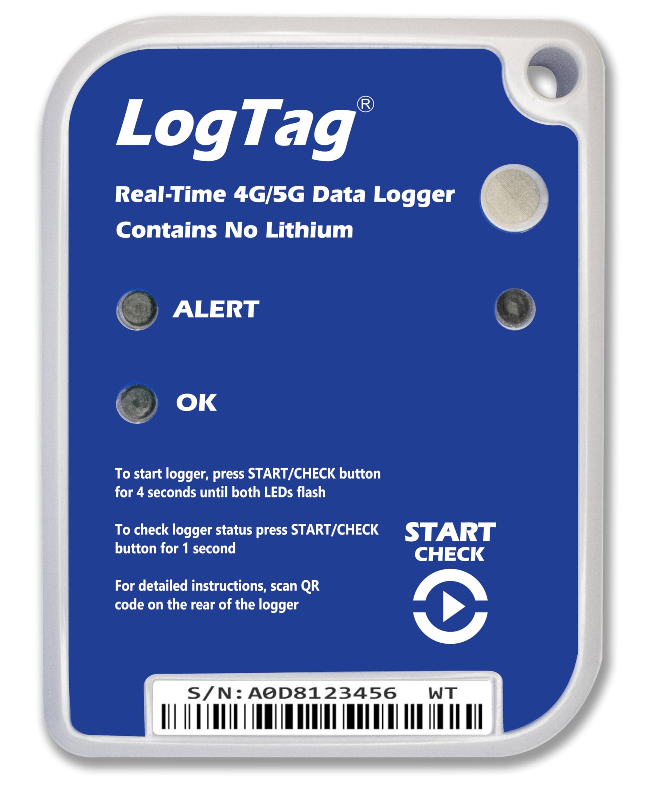 LT5GEO Location GPS, Shock, Light, Humidity and Temperature Data Logger
