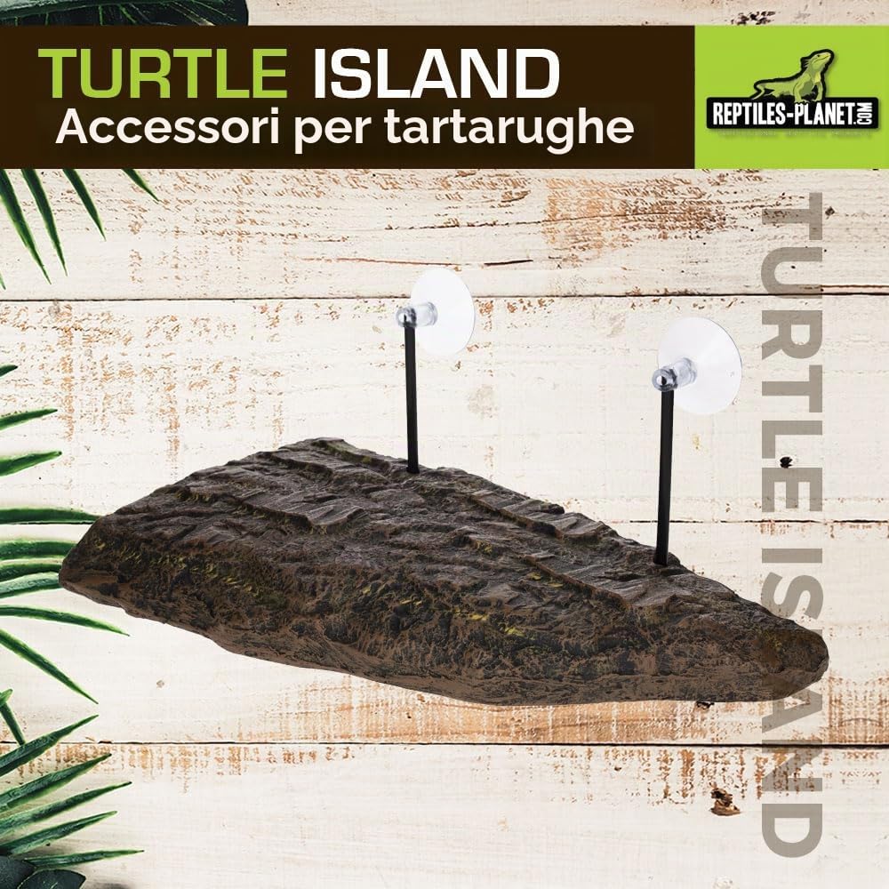 Reptiles-Planet Tartaruga Isola per Tartarughe acquatiche, Grande