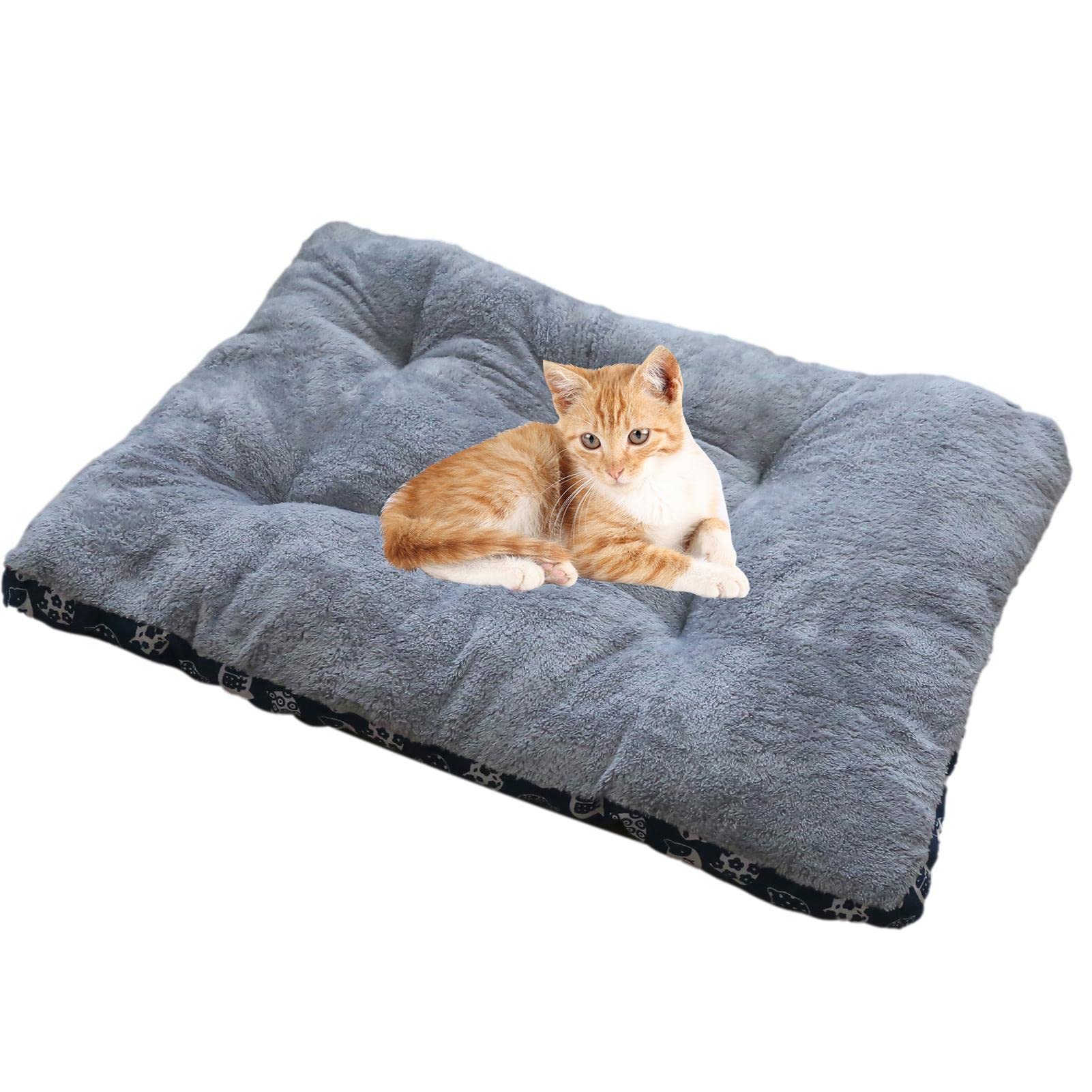 Cuccia per cani con fondo anti-scivolo, cuscino caldo, morbido e | confortevole, cuscino per il sonno del cane caldo e durevole con fondo anti-scivolo, tappetino confortevole antiscivolo per i