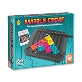 Marble Circuit Puzzle, Logic Game with 64 Challenges, Brainteaser Game for Ages 8 & Older
