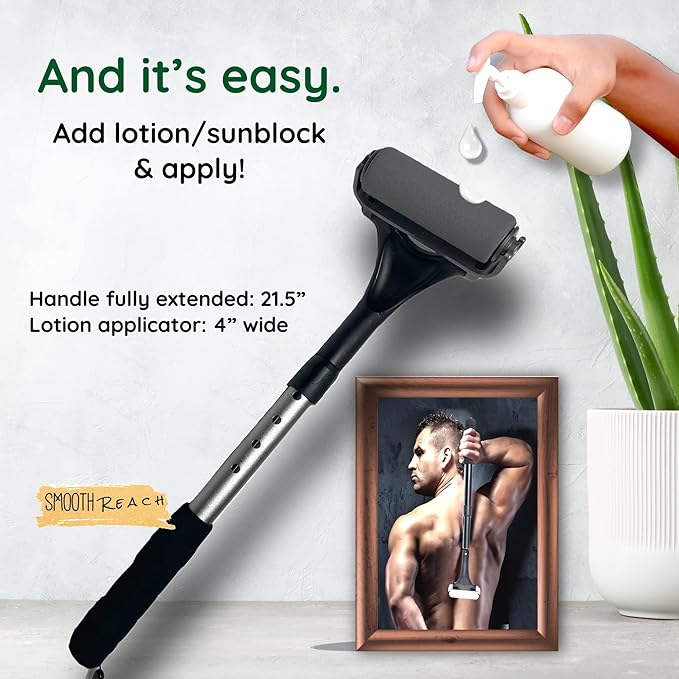 Smooth Reach Lotion Applicator For Back