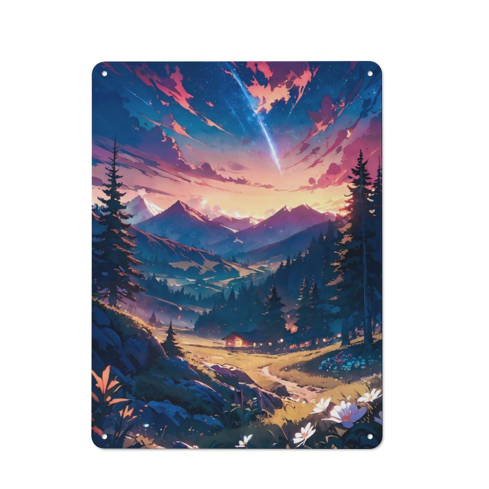 Junmoney Whispers Of The Trees Retro Tin Sign 40X30cm Featuring For Bar Or Restaurant, For Metal Sign Collectors, For Garage And Workshop Walls
