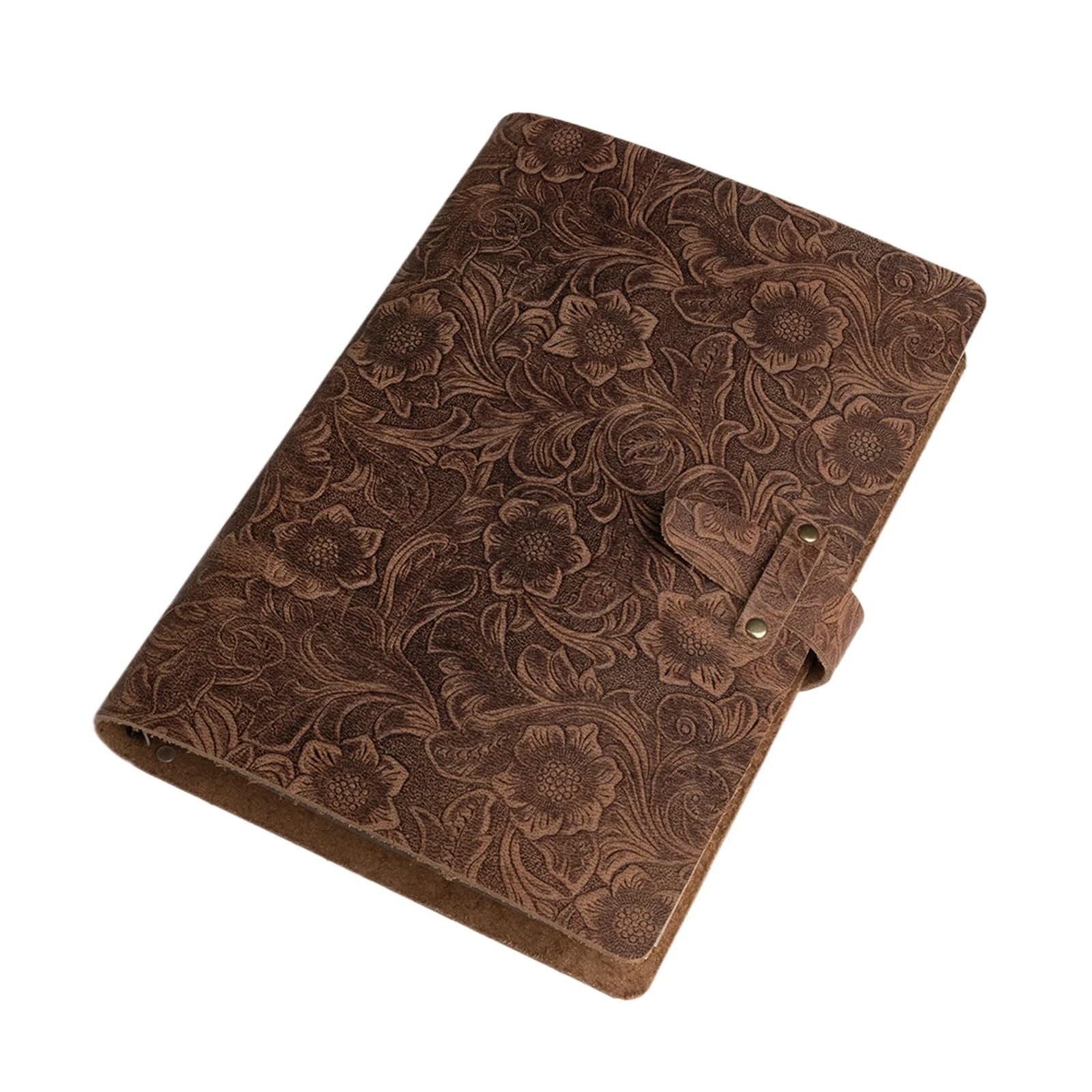 Carnet de notes polyvalent quotidien, carnet d'écriture et de prise de notes, peut remplacer le journal de remplissage à 6 trous(Flower,A5)