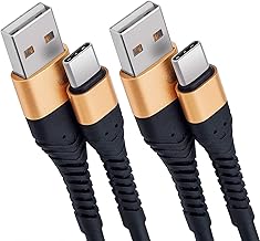ICSEIO USB Type C Cable 10ft,Extra Long 2Pack 10Foot USB C Cable USB A 2.0 to USB-C Fast Charger Compatible Samsung Galaxy S10 S9 S8 Plus Note 9 8,Moto Z,LG V30 V20 G5,USB C Devices