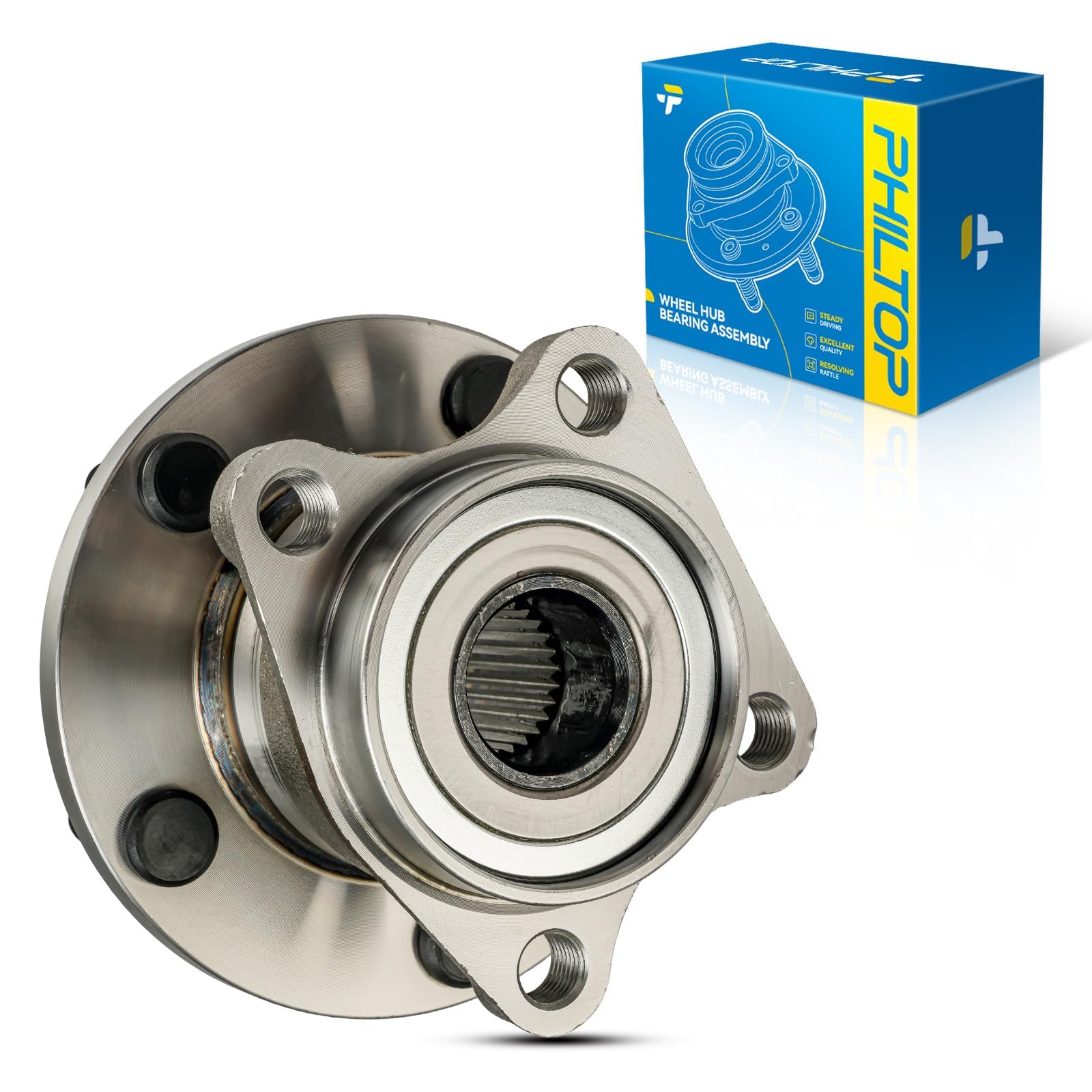 PHILTOP 512449 x1 AWD Rear Wheel Bearing Hub Assembly for Mazda CX-9