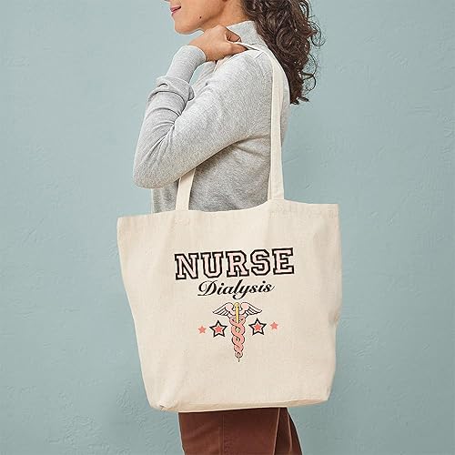 Miniatura 10 de CafePress Dialysisisabigpain Tote Bag Natural Canvas Tote Bag, Cloth Shopping Bag