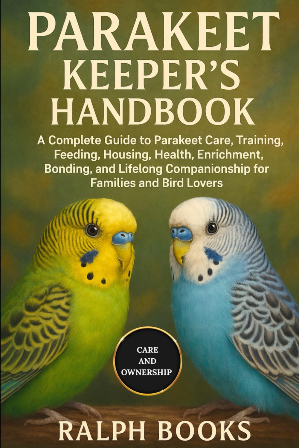 PARAKEET KEEPER'S HANDBOOK: A Complete Guide to Parakeet Care, Training, Feeding, Housing, Health, Enrichment, Bonding, and Lifelong Companionship for Families and Bird Lovers