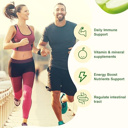 Miniatura 7 de Gomitas de musgo marino orgánicas para adultos y niños, 2000 mg de musgo marino irlandés, vinagre de sidra de manzana, vejiga, bardana, clorofila