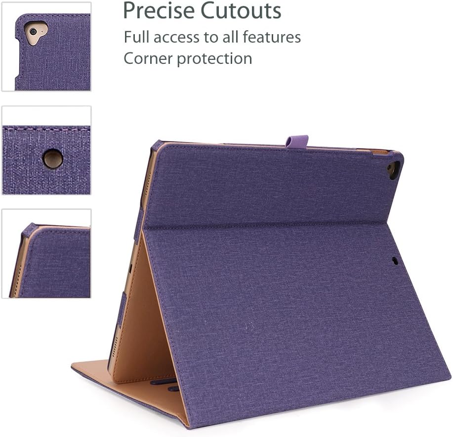 Buу 1 gеt 1 ProCase iPad Pro 12.9 2017/2015 Case (Old Model) - Stand Folio Case Cover for Apple iPad Pro 12.9 Inch (Both 2017 and 2015 Models), with Multiple Viewing Angles, Apple Pencil Holder -Purple
