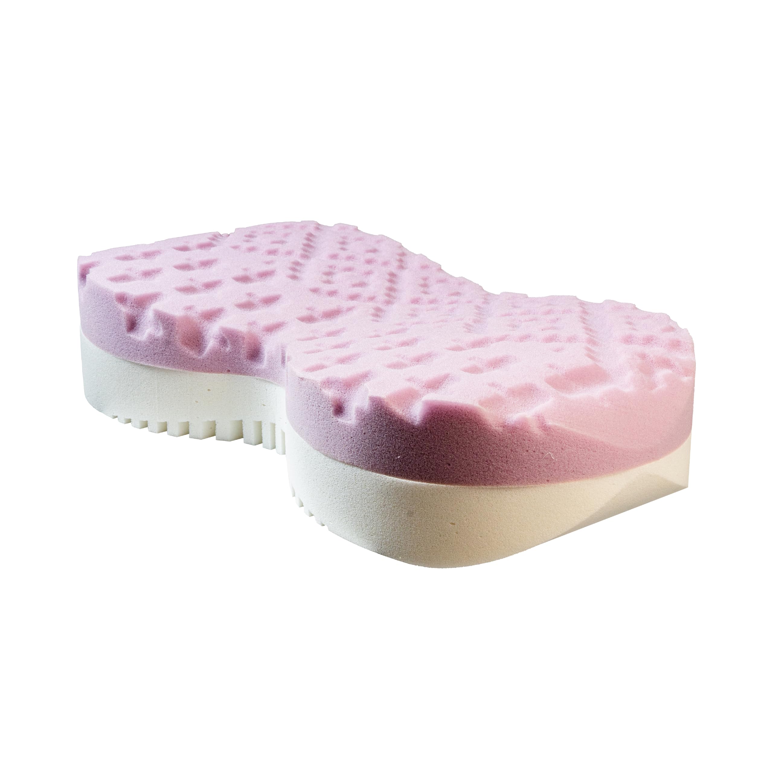 Cuscino Cervicale Ergonomico Traspirante per Chi Dorme sul Fianco AD Relax® Dual Cervical - Doppia Densità con Supporto per Spalla - Rivestimento Lavabile