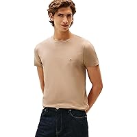 Tommy Hilfiger Stretch Slim Fit Tee Mw0Mw10800, Maglietta a Maniche Corte