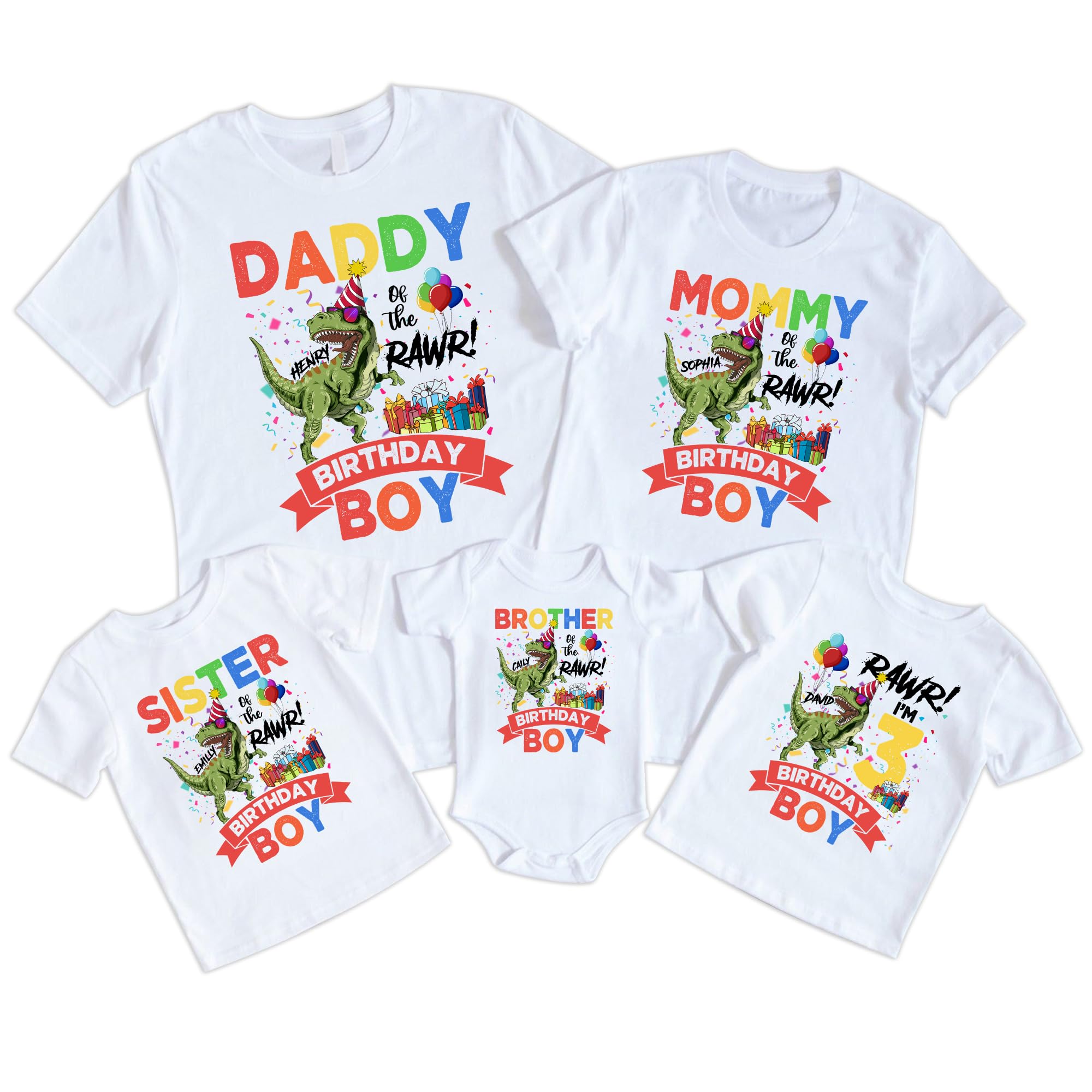 Birthday Outfit ONEasaurus 1st Dinosaur Family Matching Birthday